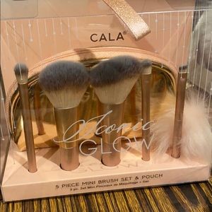 Cala 5 pieces mini brush set and pouch